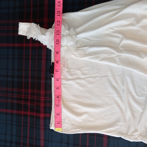 Seductions white one strapped top - Picture 4 of 9